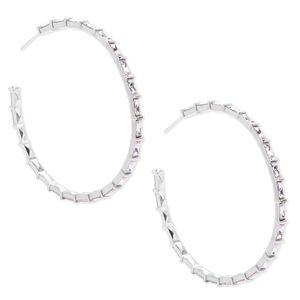 Kendra Scott Thora Silver Hoop Earrings